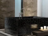 Обсидиан Obsidian With Gold Inlay